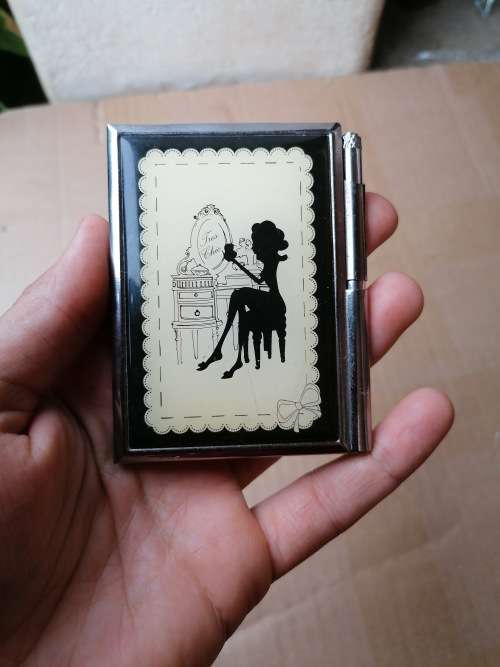 Cute metal note book with Pen. Needs ink