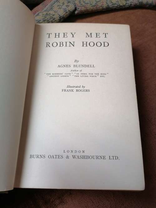 they met Robin hood by Agnes blundell 1936
