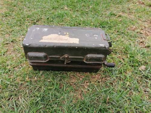 Old Bush sadf war field telephone