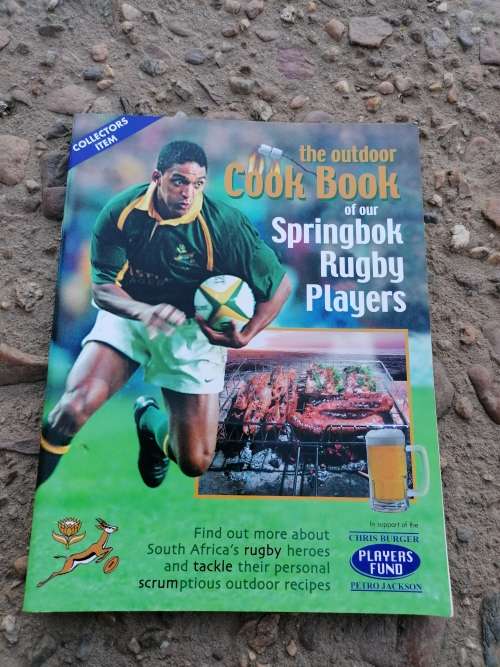 Collectors item Springbok rugby cook book