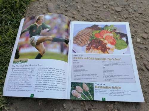 Collectors item Springbok rugby cook book
