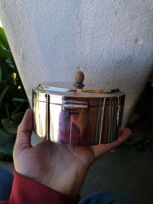 Antique tea caddy by gl ag herrmann