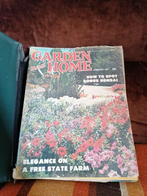 South african garden and home magazines 1977 -