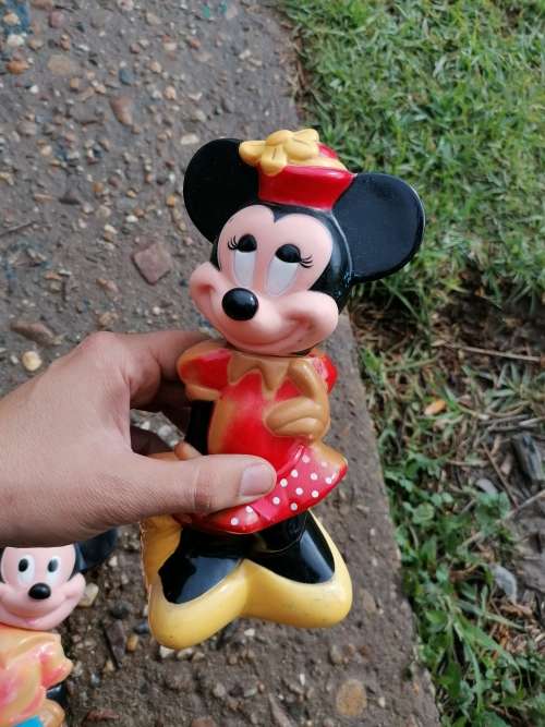 Rare and highly collectable Disney Bubble bath characters all 3 one lot 1960s-70s