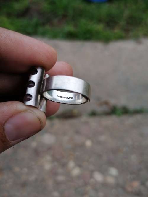 9255 Finland rose quartz ring