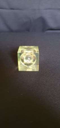 Vintage Small Dice In Square Block. Cute
