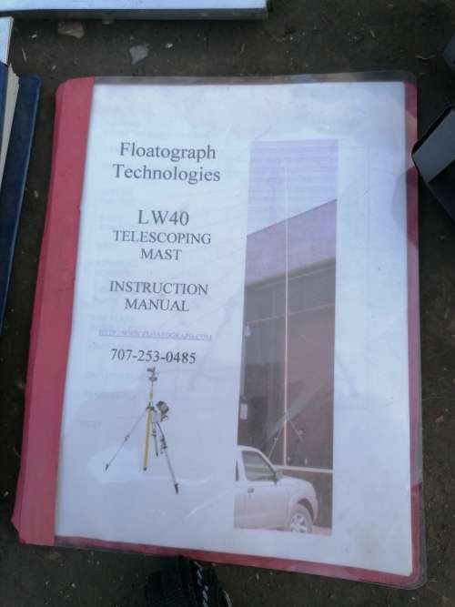 floatograph technologies lw40 telescoping mast.. SELF COLLECT ROBERTSON WESTERN CAPE