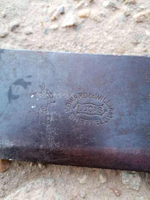 Awesome ww1 1916 knife with leather holder