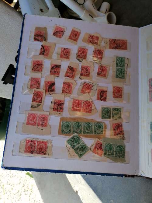 Vintage SA stamp album
