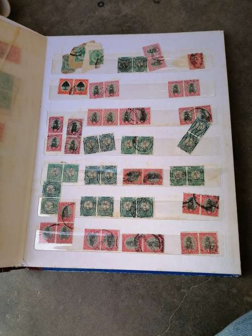 Vintage SA stamp album