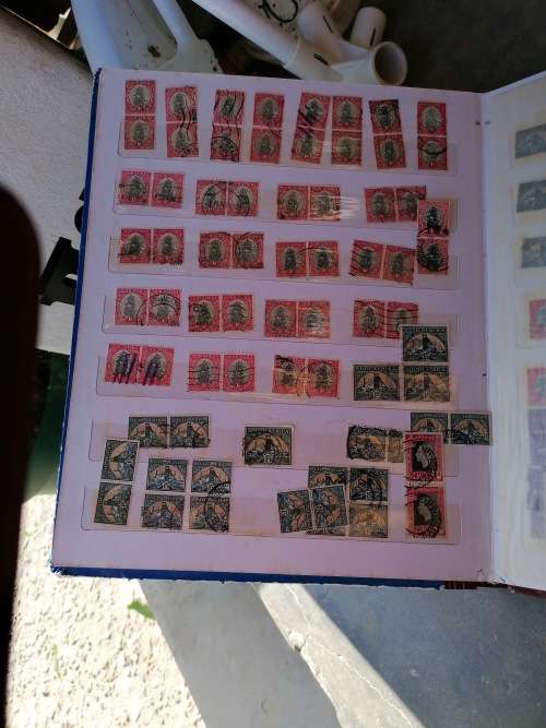 Vintage SA stamp album