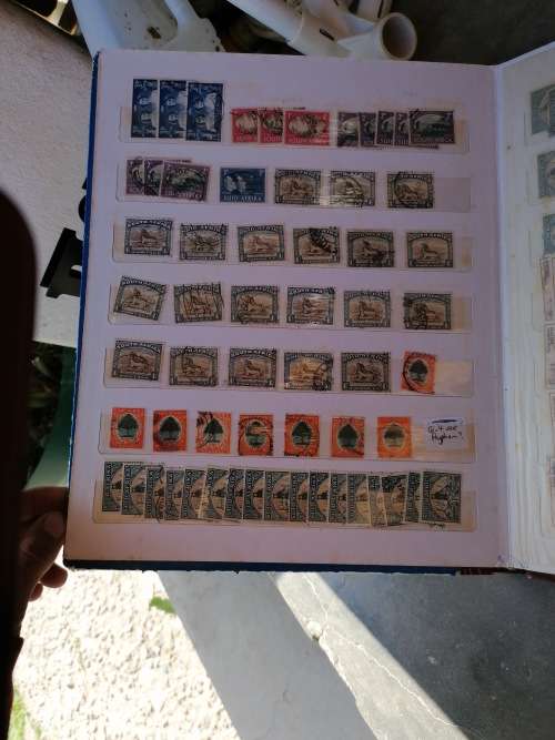 Vintage SA stamp album