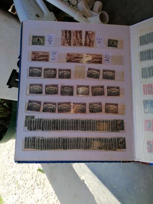 Vintage SA stamp album