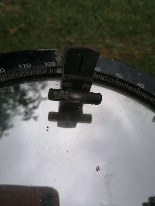 bureau of ships ww2 u.s navy azimuth circle mark 111 model 2 no 682.SOLD AS FOUND