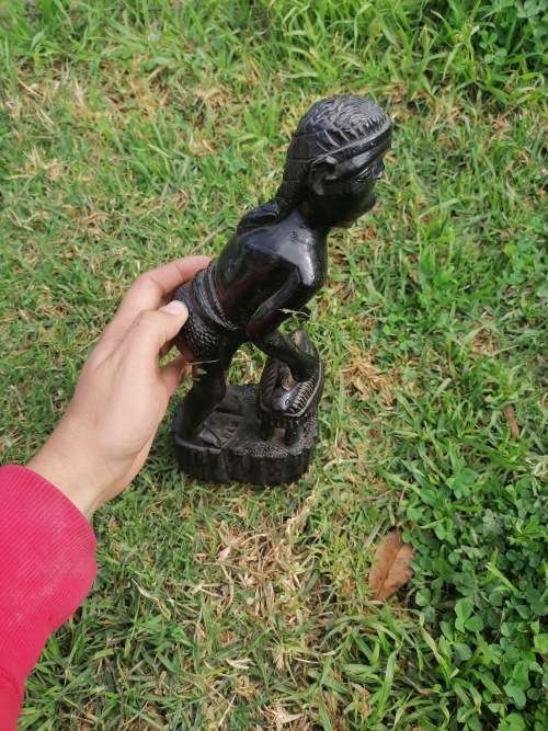 African Tribal Art  Wood Maasai