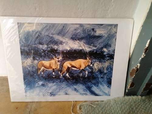 STUNNING SIGNED HERMAN JOUBERT LITHOGRAPH 43cm x 31cm