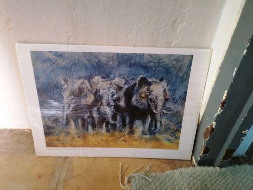 STUNNING SIGNED HERMAN JOUBERT LITHOGRAPH 43cm x 31cm