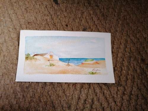 Watercolor painting by Maryna