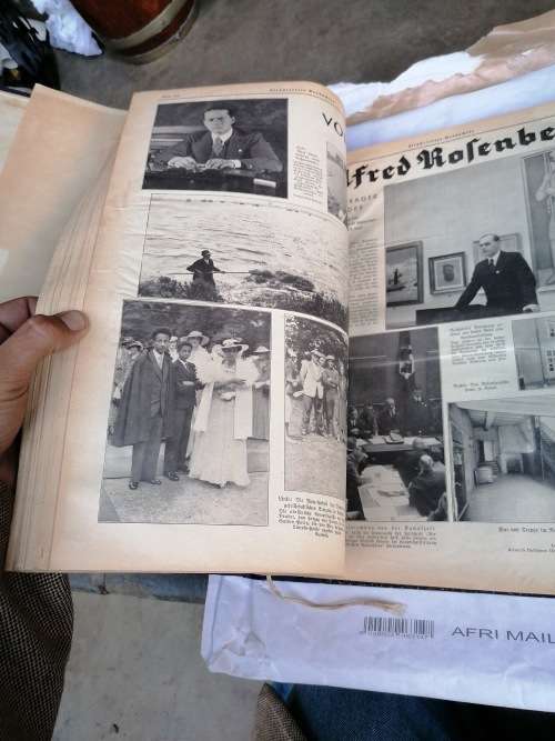ILLUSTRIERTER BEOBACHTER 1936/37 *famous NS weekly privately bound* German THIRD REICH collectible