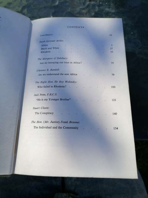 White Africans: Are also People : First Edition  Sarah Gertrude Millin