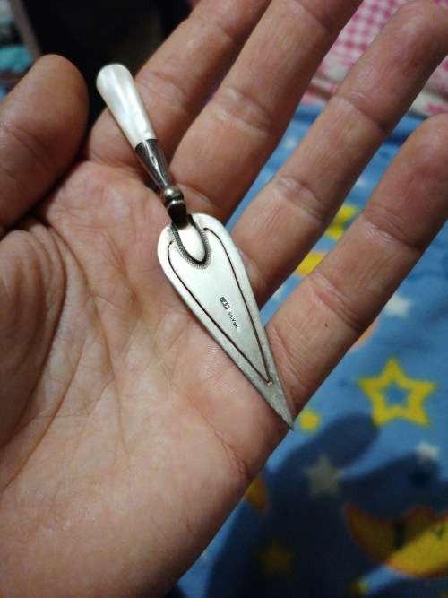 Victorian, Sterling silver bookmark