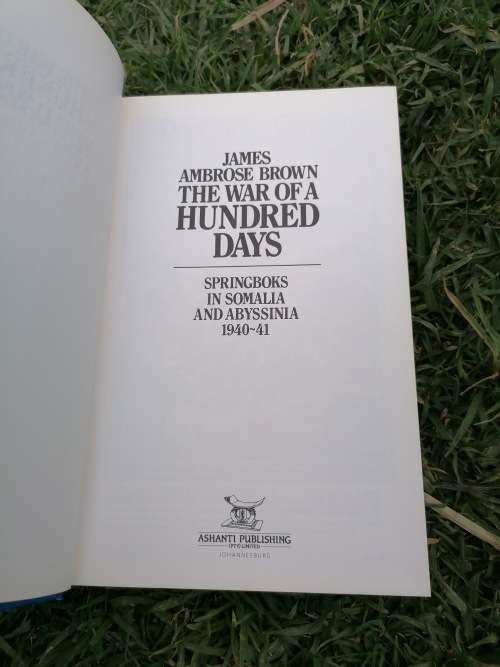 The War of a Hundred Days  James Ambrose Brown