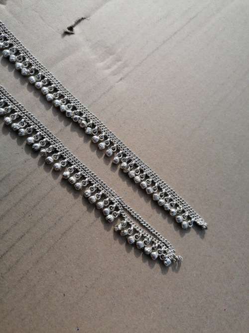 TWO Silver color Chiming Bracelets