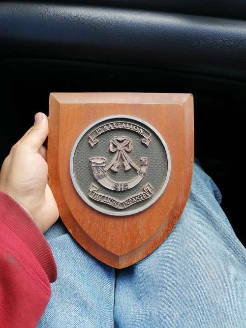1st battalion the light infantry plaque