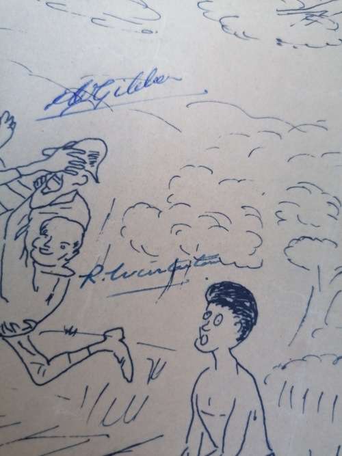 Rhodesian BSA Police Anti-Terrorist Unit poster - Nights with the Nineteenth, autographed (Rhodesia)