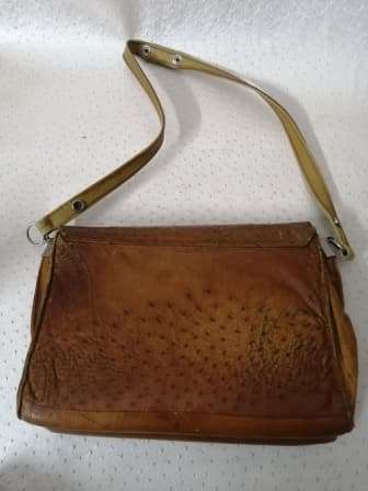 100% Ostrich Leather Handbag