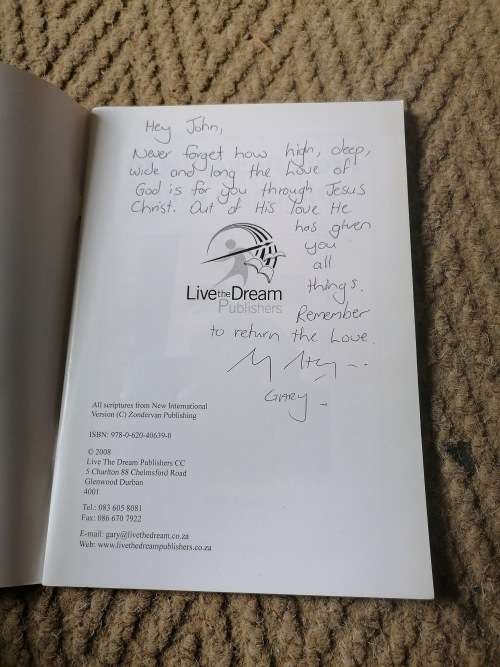FROM PICKERING TO PICKING A RING SIGNED BY GARY STEYN