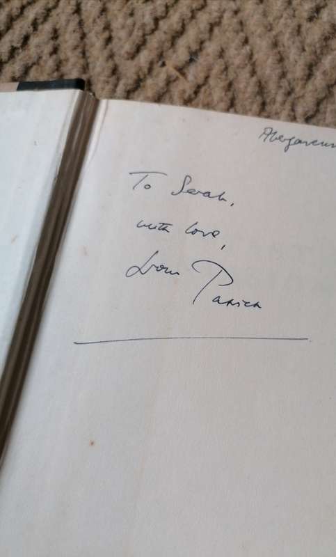 A SCARCE HARD COVER WITH DUST JACKET-FIRST EDITION SIGNED BY AUTHOR