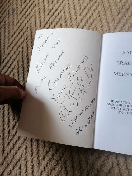 Backyard to brandleader signed by the author
