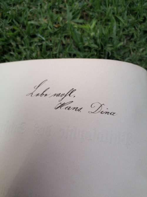Antique 1897 German book