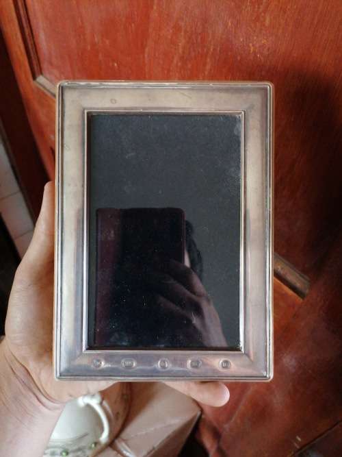 Sterling silver 925 photo frame 18.5cm x 14cm Solid Silver  Birmingham