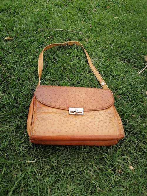 100% Ostrich Leather Handbag