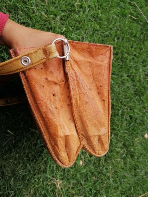 100% Ostrich Leather Handbag