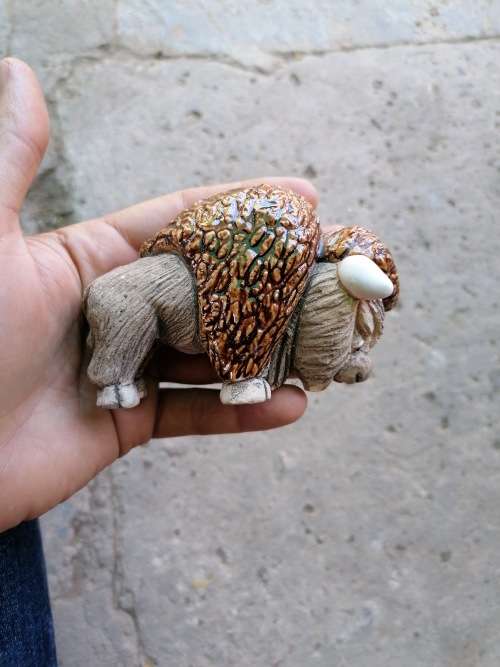 Handmade Buffalo ornament