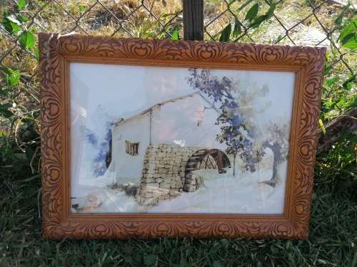Vintage framed print