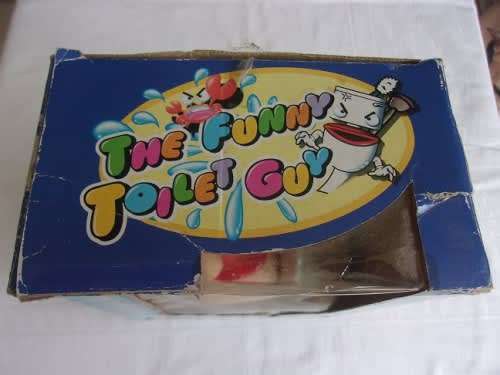 `The Funny Toilet Guy` adult bar novelty toy - working