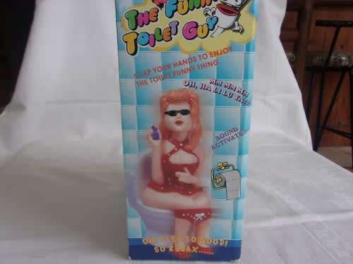 `The Funny Toilet Guy` adult bar novelty toy - working