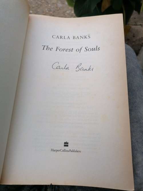 the forest of souls by carla banks signed copy