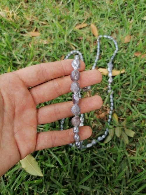Real pearl necklace