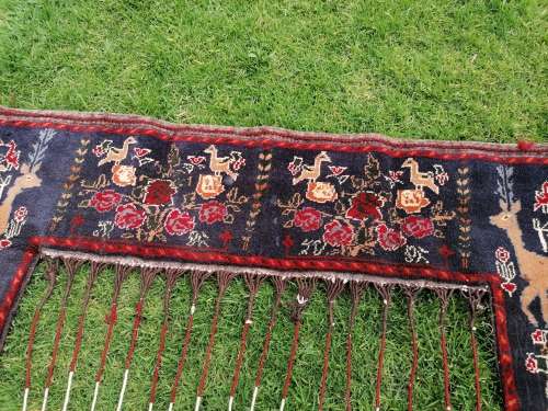 STUNNING HAND KNOTTED PURE WOOL PERSIAN KAPANUK