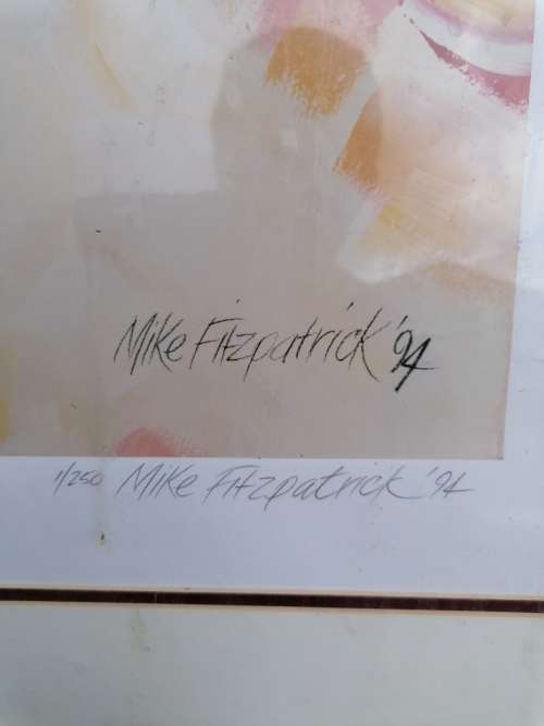 mike fitzpatrick signed print