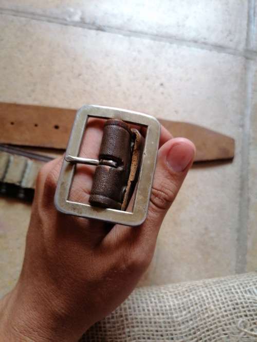 Leather ammo belt