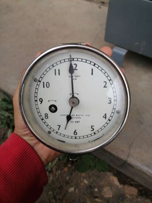 Rare find Admiralty Samuel Lee Bapty Clock in box only 3000 made
