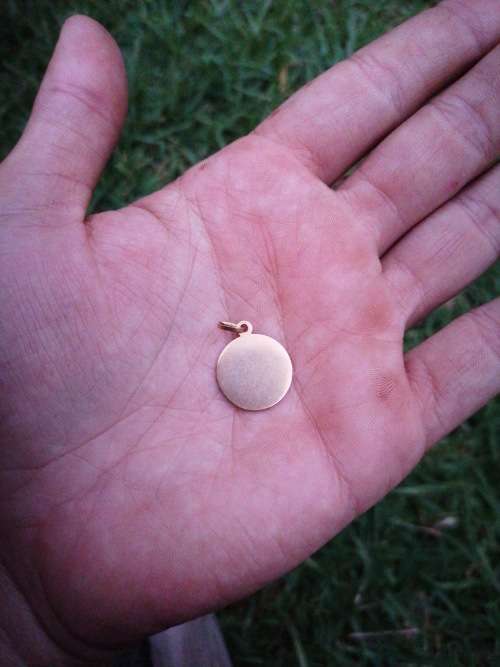 st christopher pendant