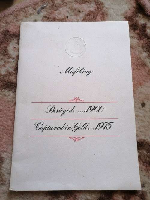 mafikeng captured in gold 1975 stamp book