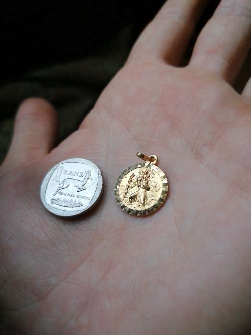 st christopher pendant
